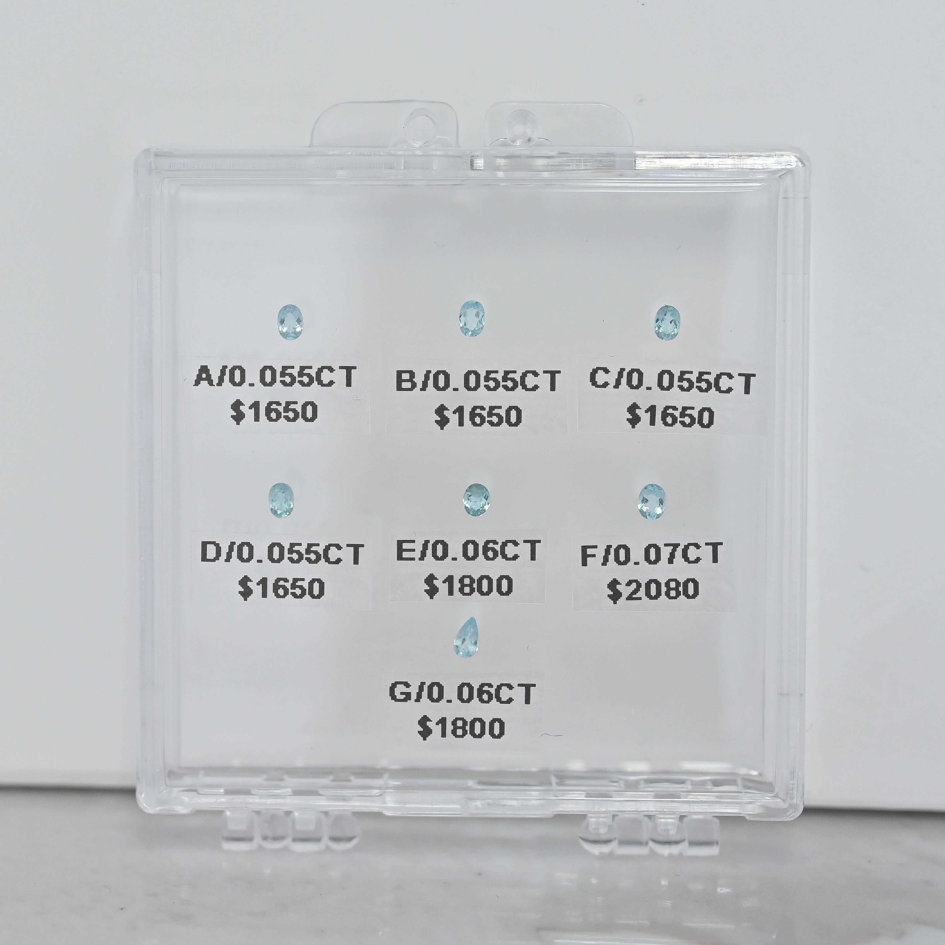 (Set 1) Brazil Paraiba Loose Diamond