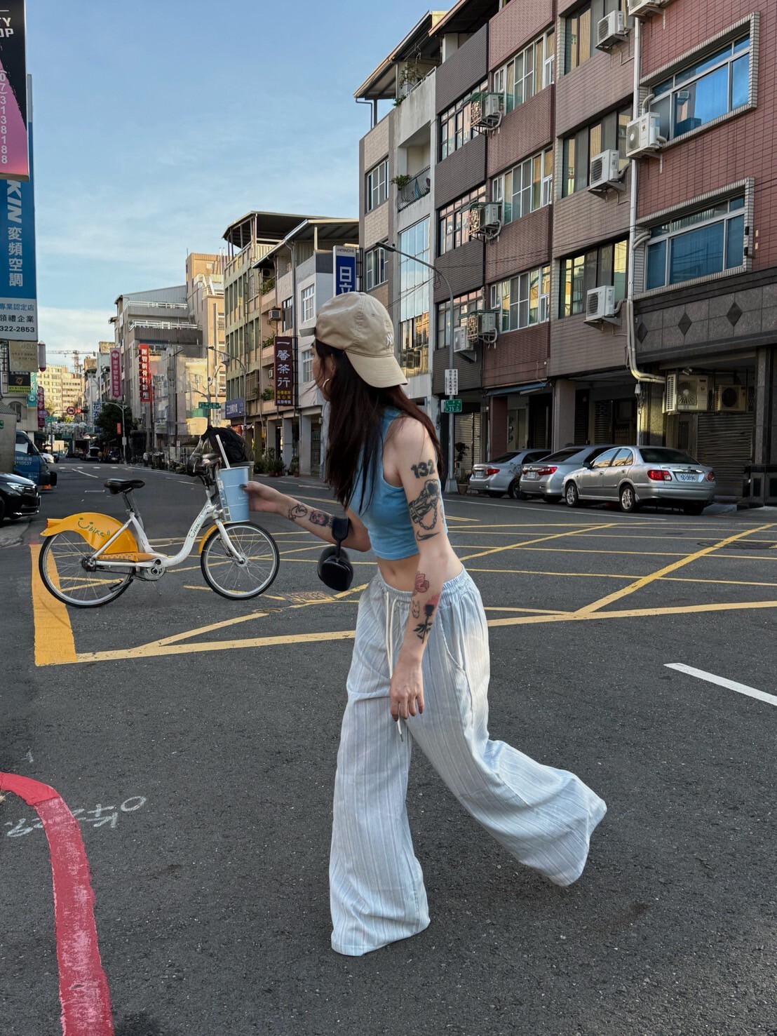 棉麻渡假抽繩鬆緊夏闊褲