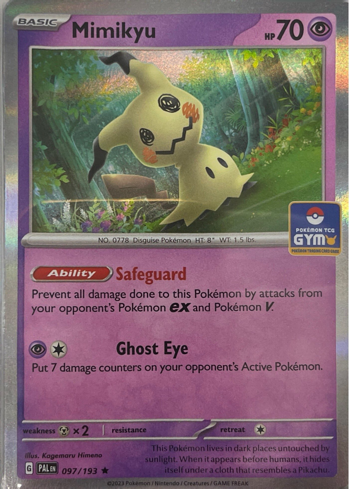 GYM PROMO Mimikyu - 097/193 - Holo Rare