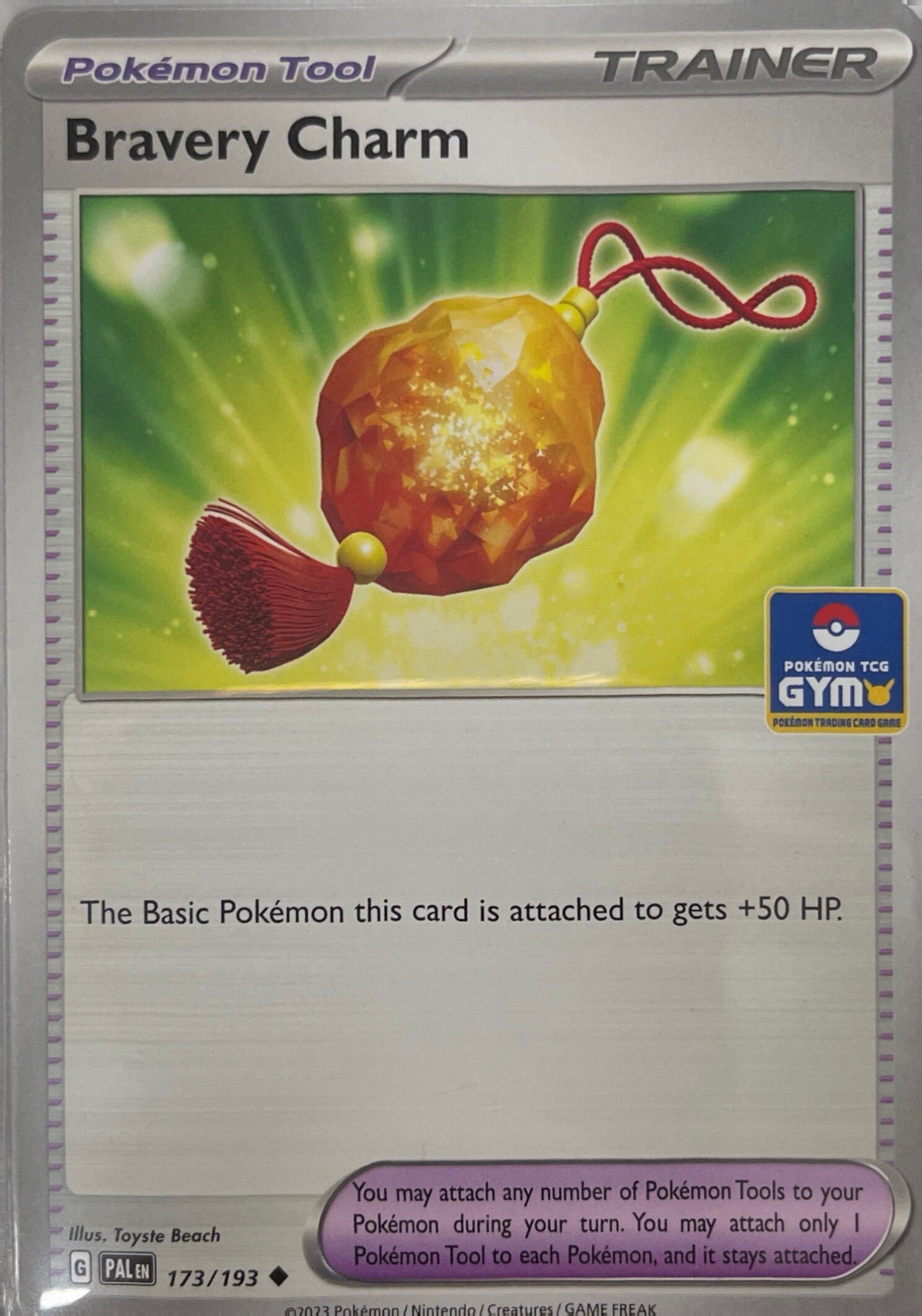 GYM PROMO Bravery Charm - 173/193 - Uncommon