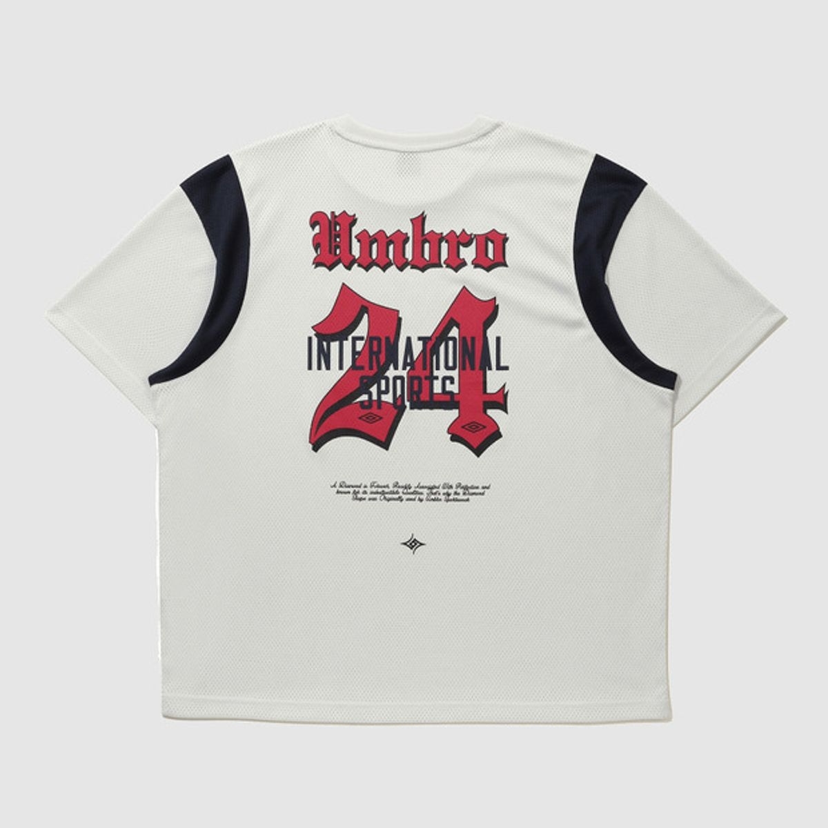 【代購】UMBRO Sporty Lettering 網眼 球衣 短袖 短T UQ321CRS72
