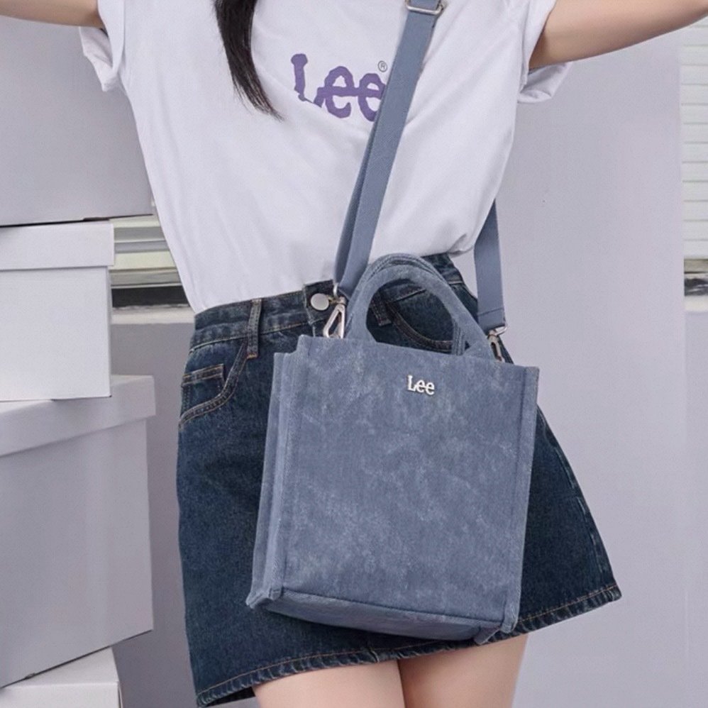 LEE 學院風托特包 單肩包 小方包 /預購