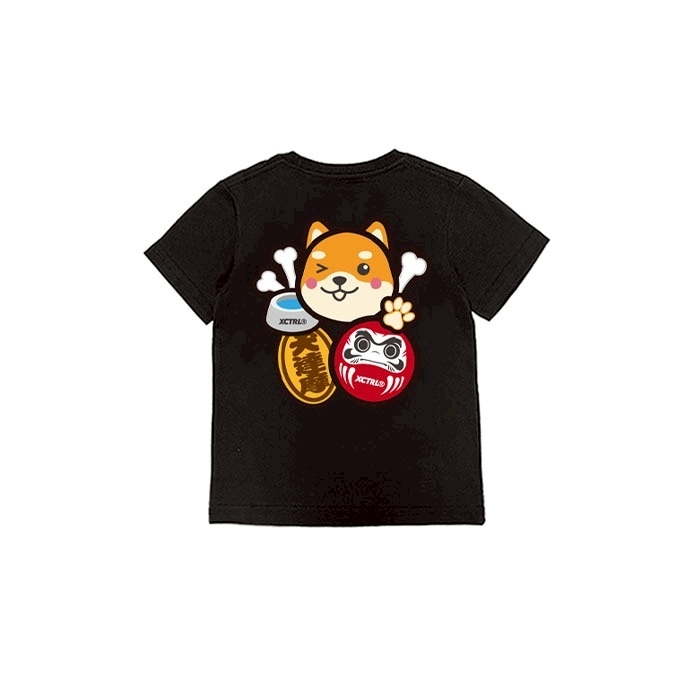 XCTRL童裝 犬達摩童裝短T-黑