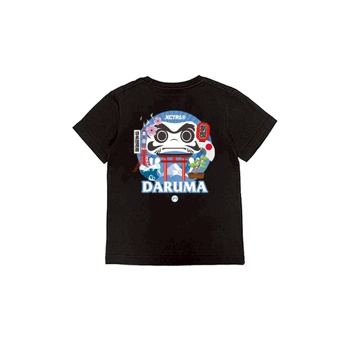 XCTRL童裝 日本達摩祭童裝短T-黑