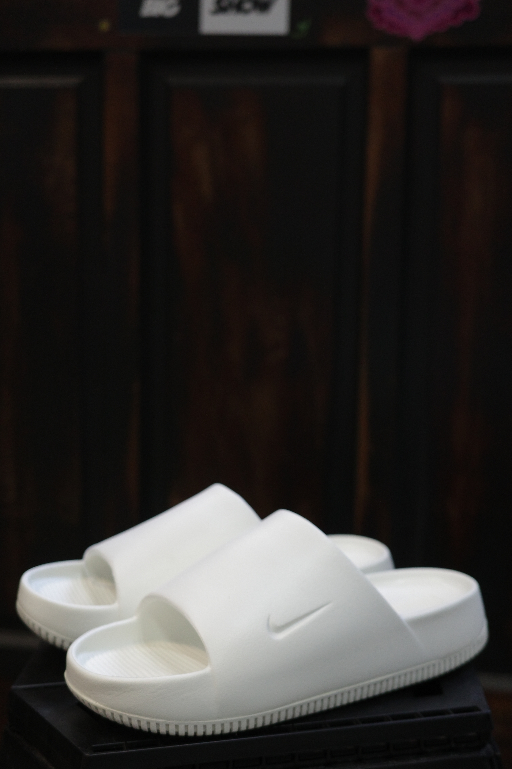 Nike Calm Slide W 拖鞋 奶油白 女DX4816-100