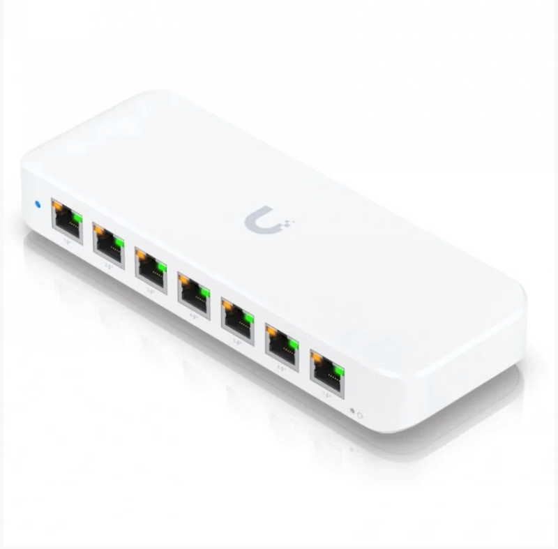 Ubiquiti UniFi Ultra 60W 8-Port PoE 交換器｜7×PoE+・52W PoE Budget（USW‑Ultra‑60W）