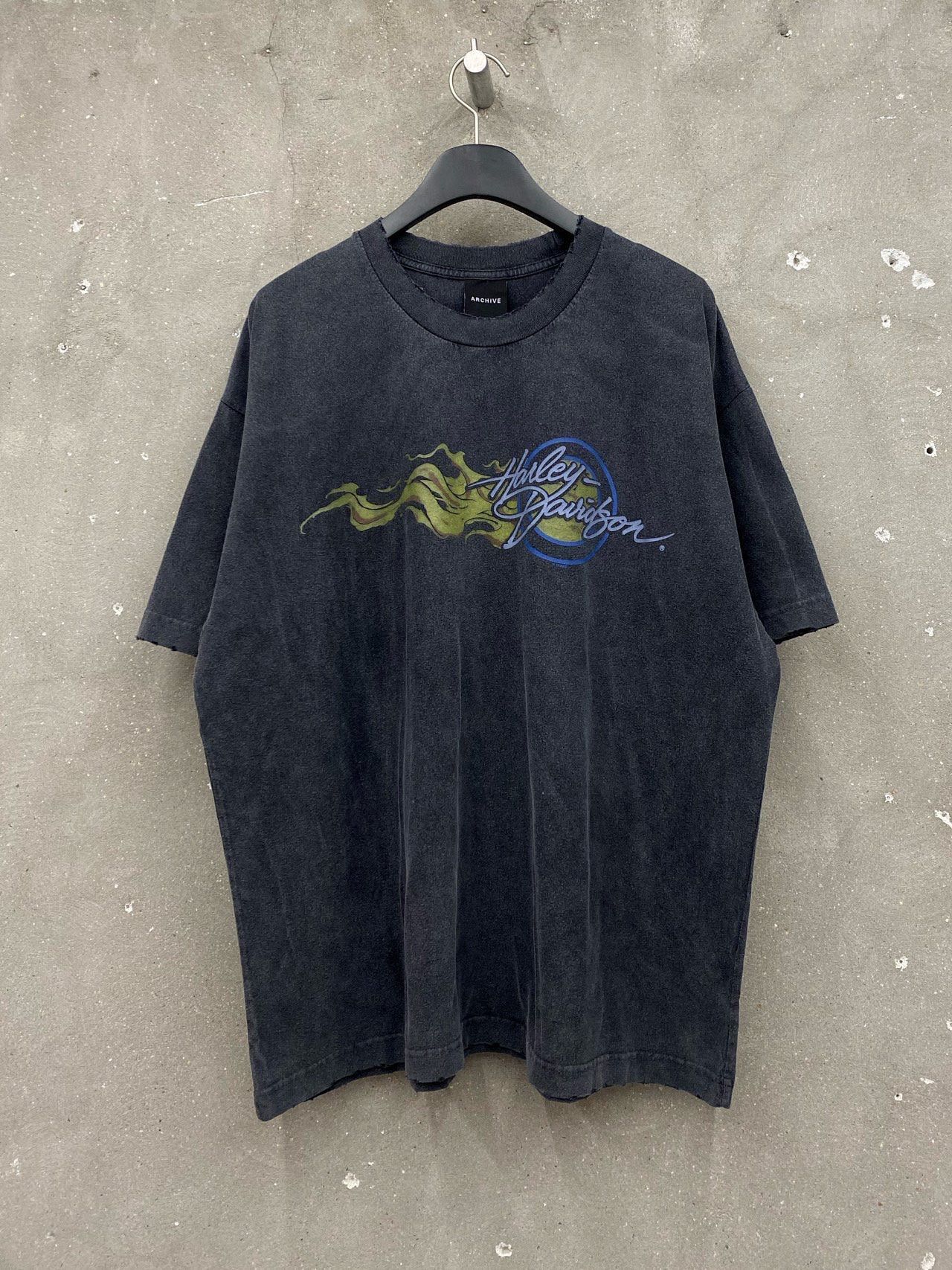 洗水英文字圖案短袖Tee ARCHIVE-358T