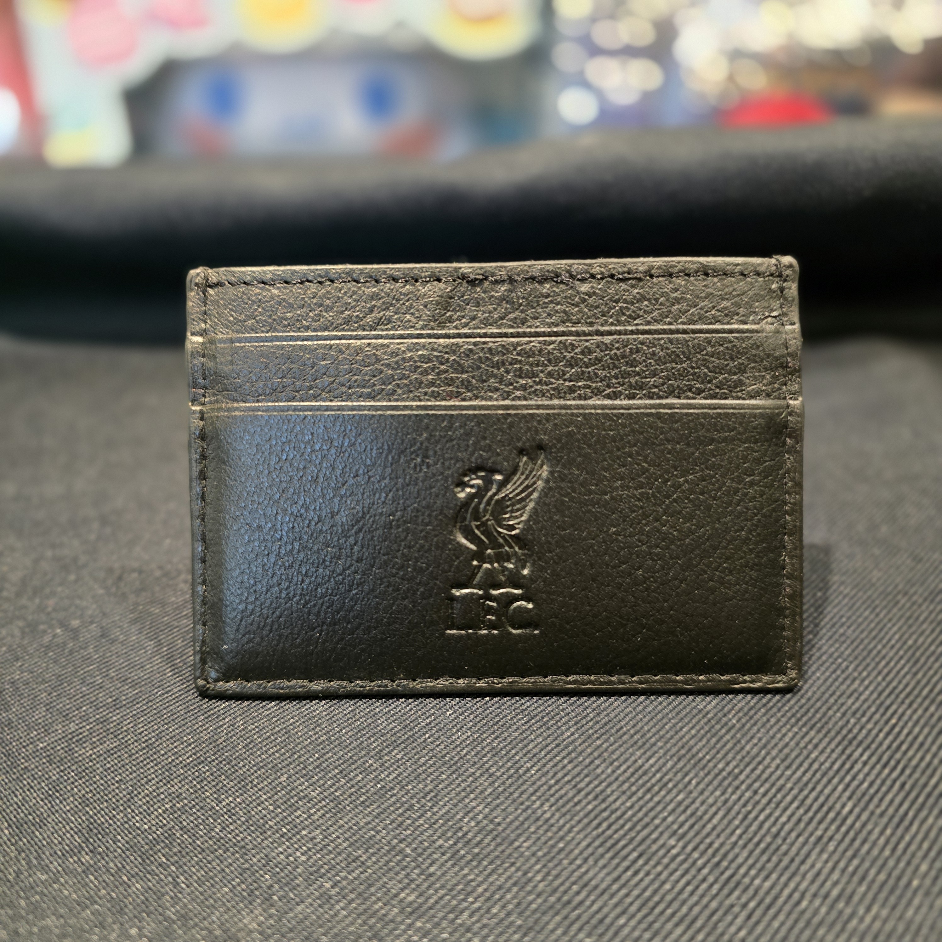 利物浦黑色壓花LFC會徽卡片套