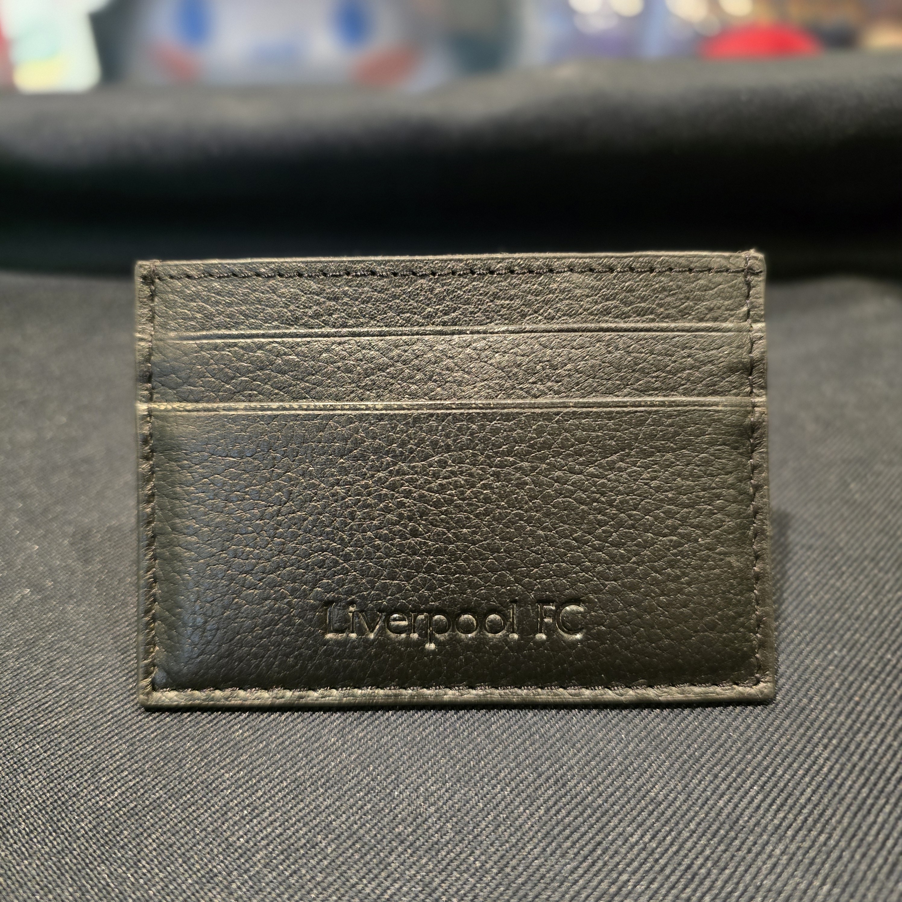 利物浦黑色壓花LFC會徽卡片套