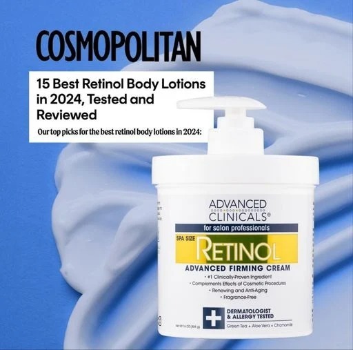 Advanced Clinicals 視黃醇，高級緊雅霜，16 盎司 , EXP : 2028年5月 (H6 KA733)