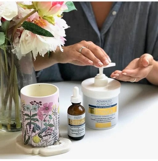 Advanced Clinicals 視黃醇，高級緊雅霜，16 盎司 , EXP : 2028年5月 (H6 KA733)