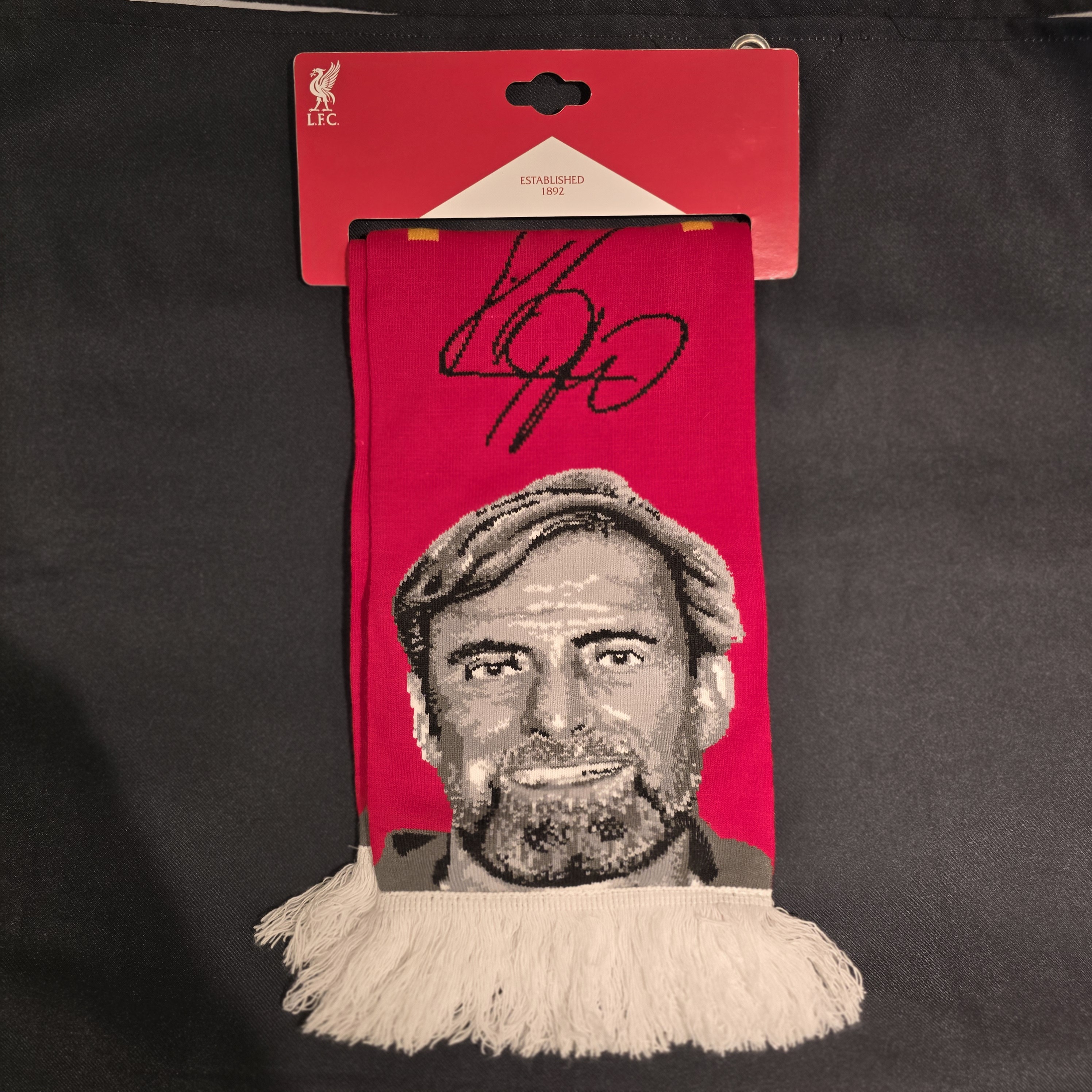 利物浦領隊高普KLOPP頸巾 (無眼鏡)