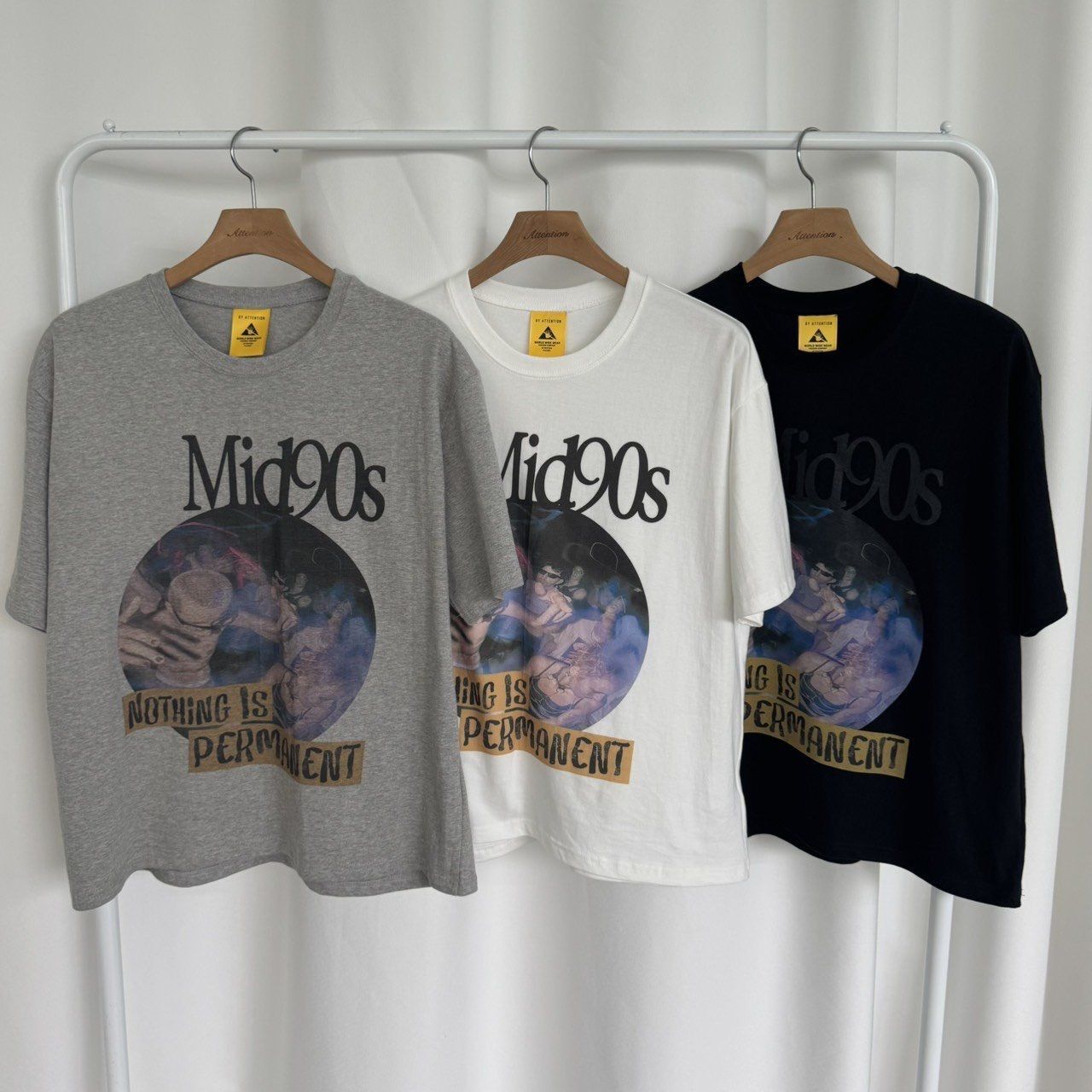 英文字圖案短袖Tee BY ATTENTION-405T