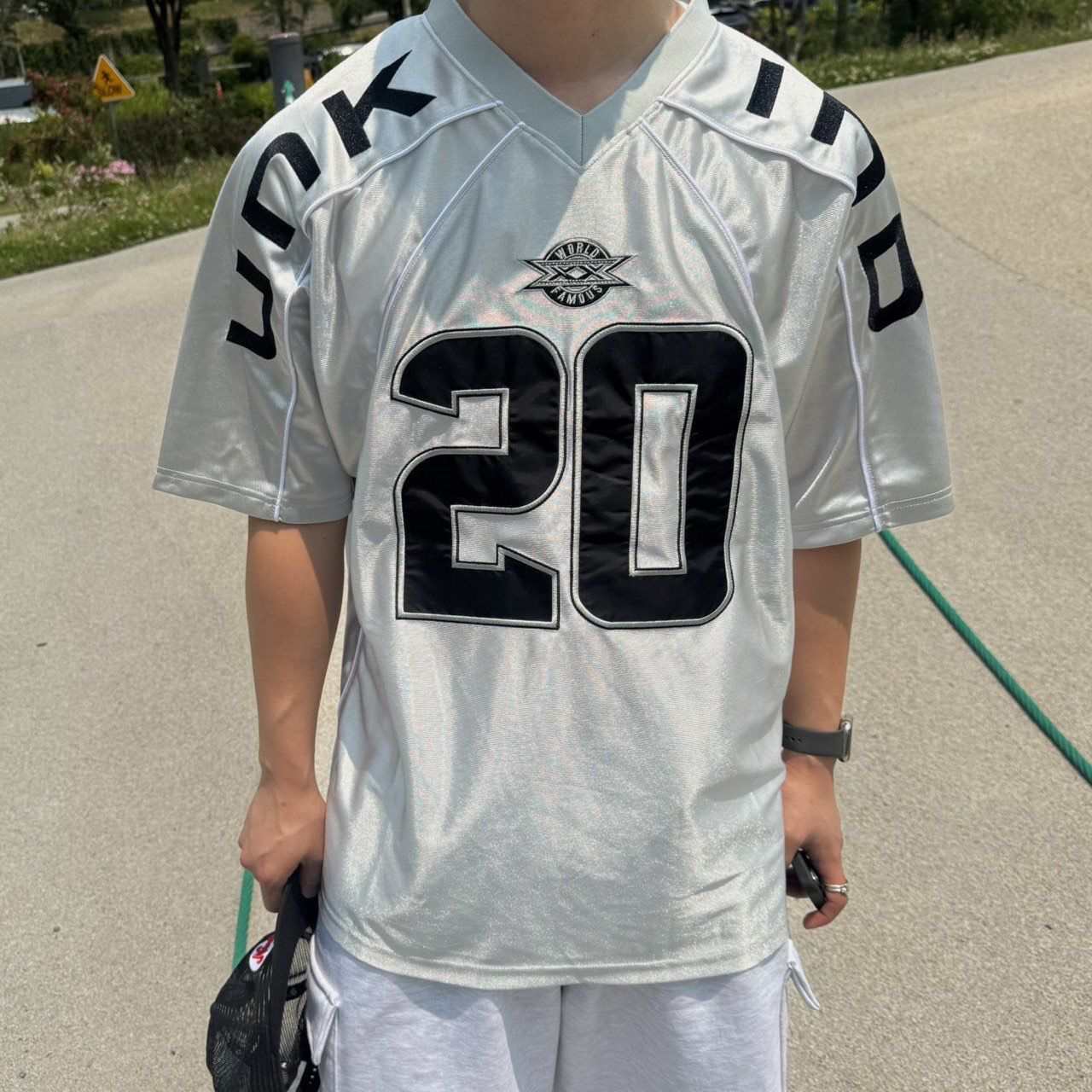 V領數字短袖Tee BY ATTENTION-406T