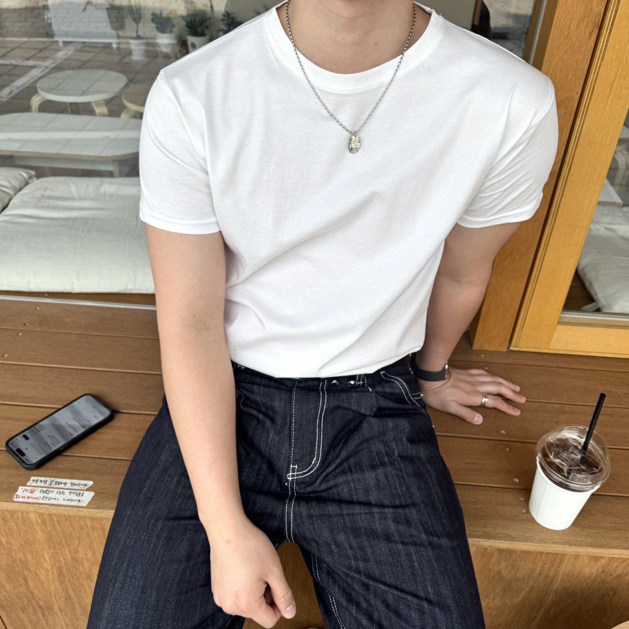 淨色短袖Tee BY ATTENTION-413T