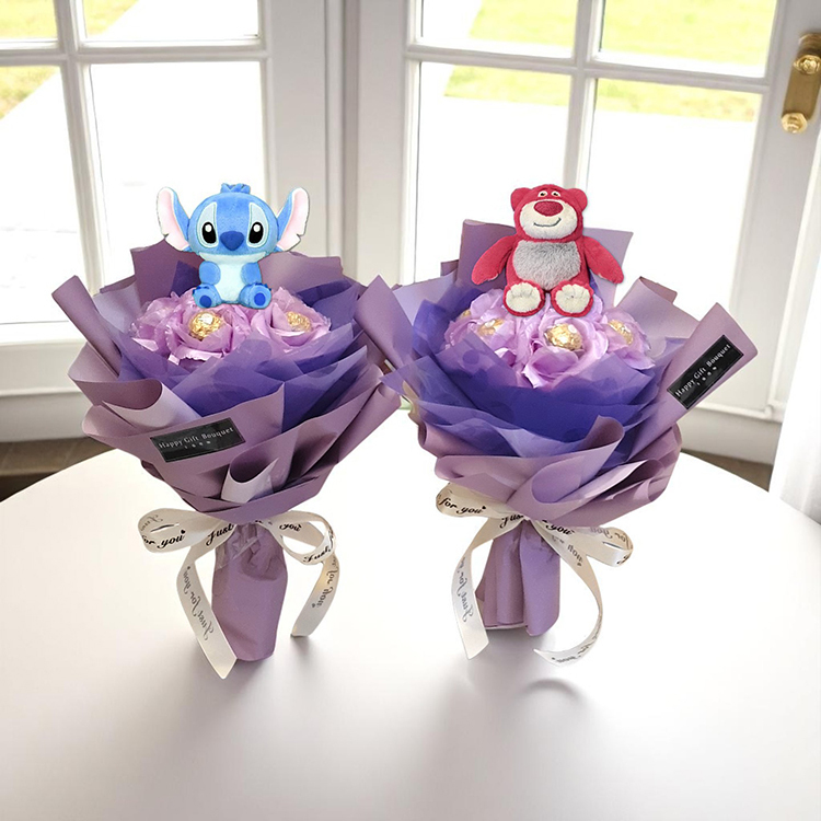 玩偶,泰迪熊,庫洛米酷洛米,畢業熊,史迪奇金莎花束,九朵金莎花束