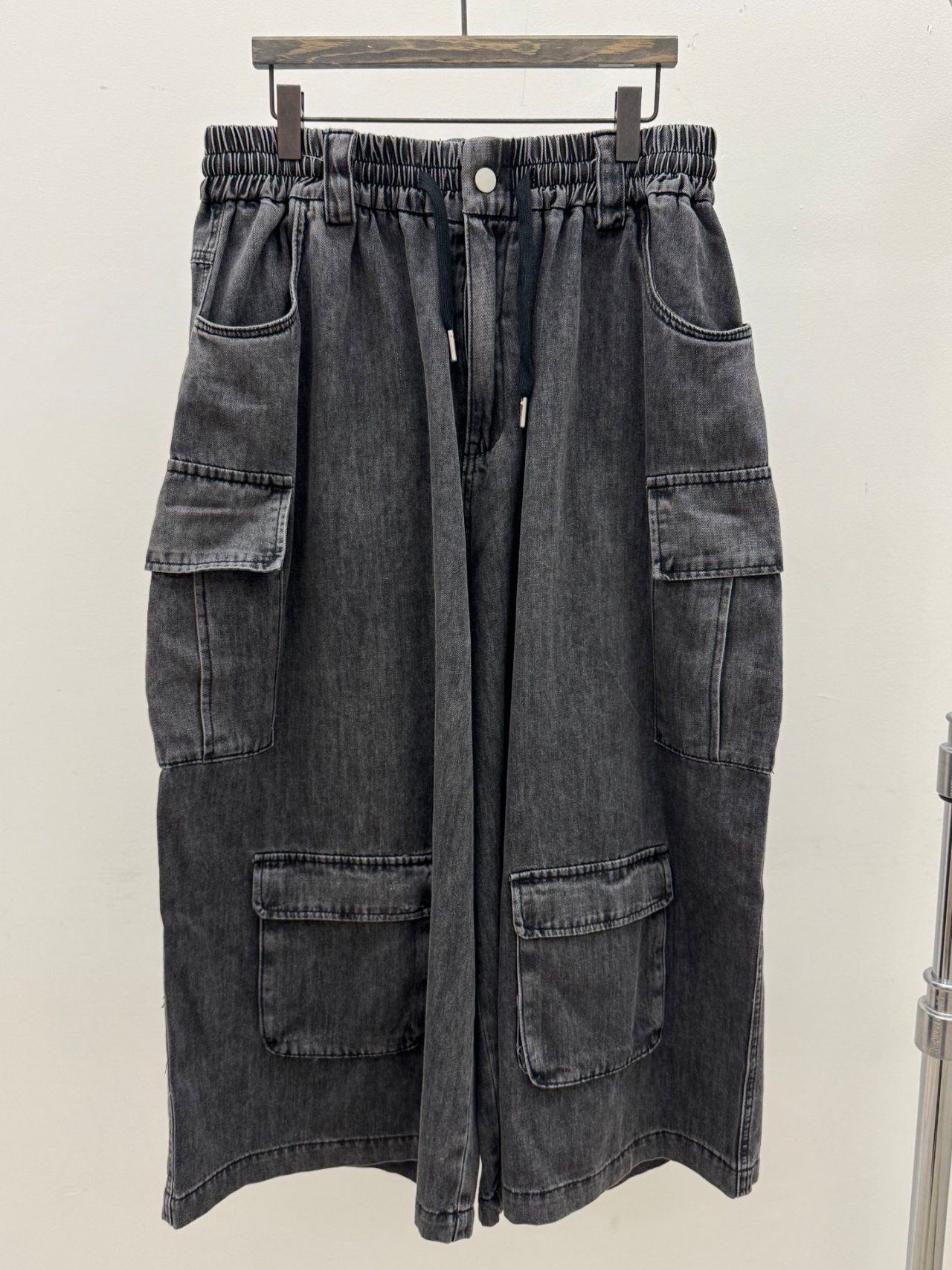 洗水工裝牛仔短褲 FARMERS-088P