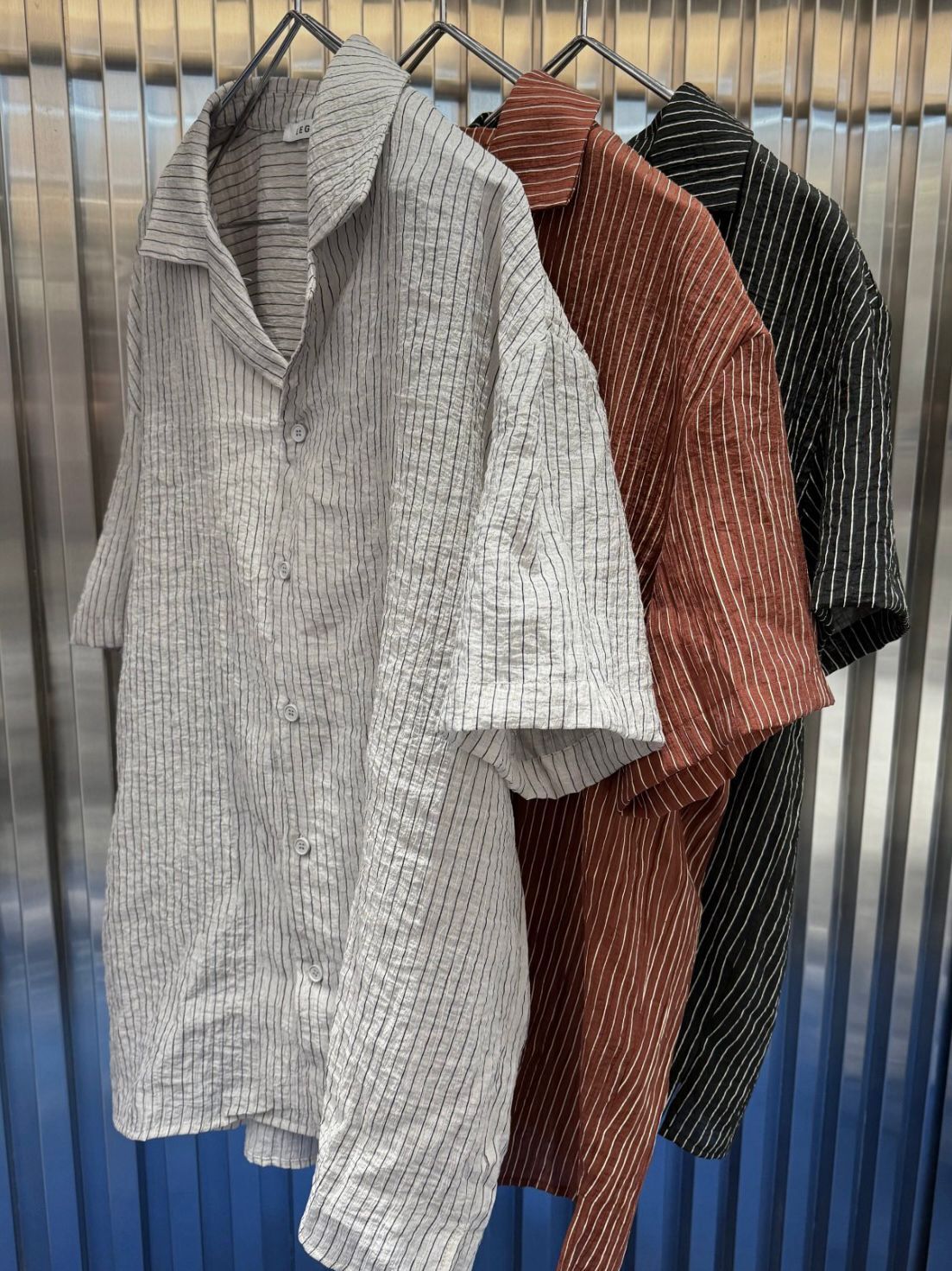 直間短袖恤衫 LEGIT-055S