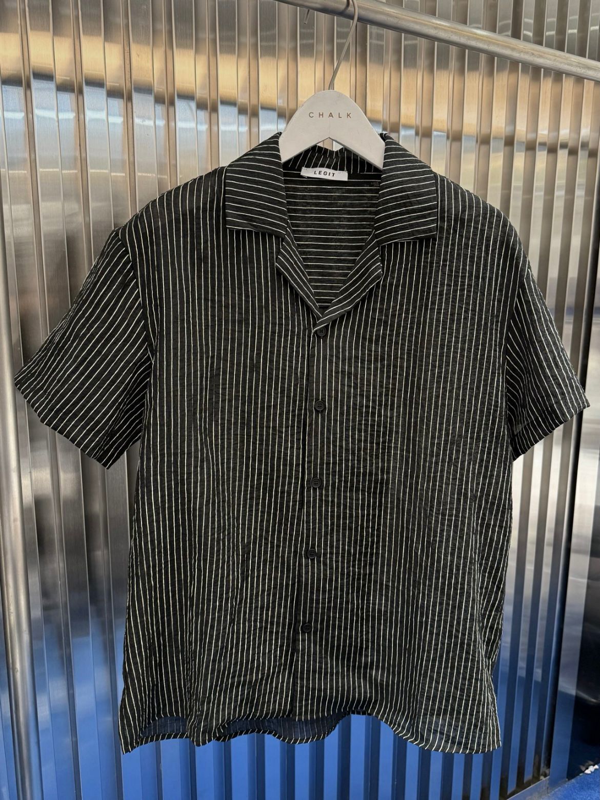 直間短袖恤衫 LEGIT-055S