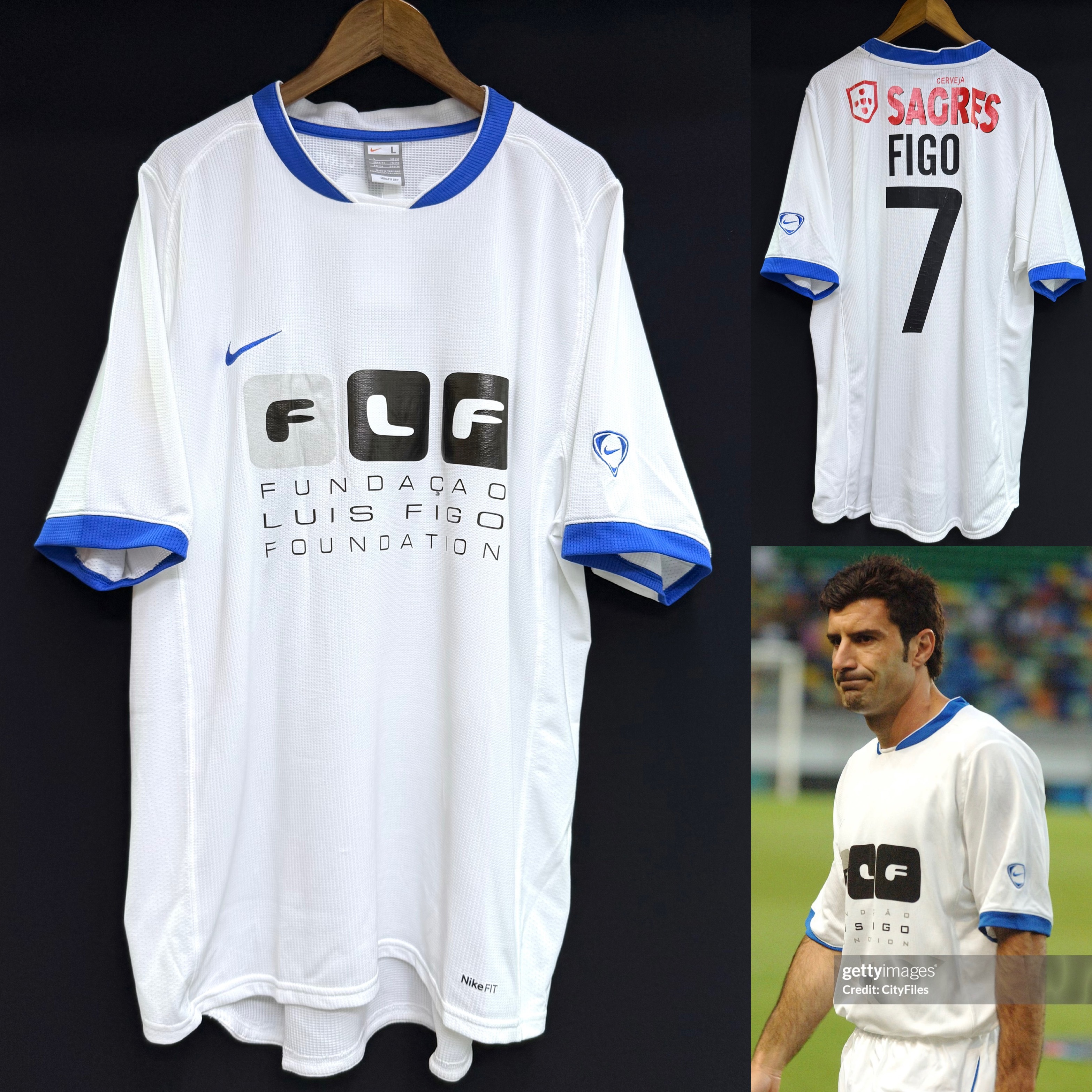 (BNWT) Luis Figo Foundation 2007 Nike Charity Shirt