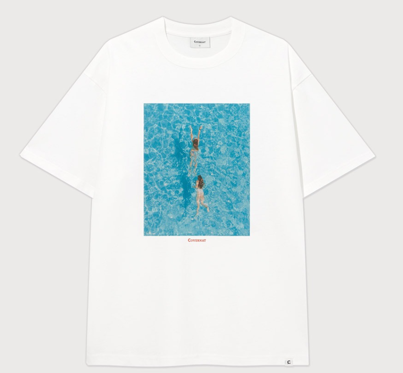 COVERNAT [YOSIGO] Summer Dive T-shirt White JUN25