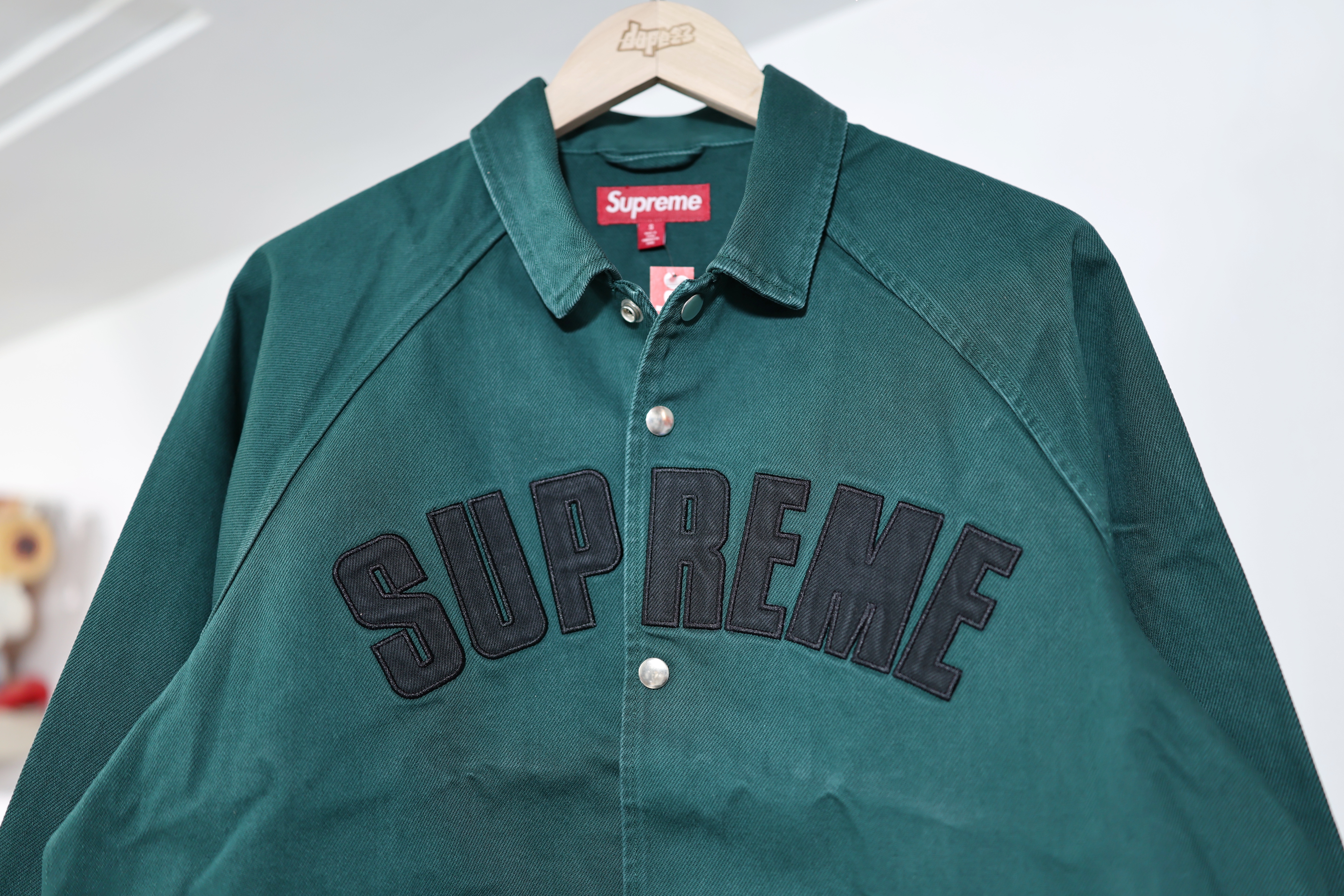 SUPREME SS25 ARC DENIM COACHES JACKET GREEN