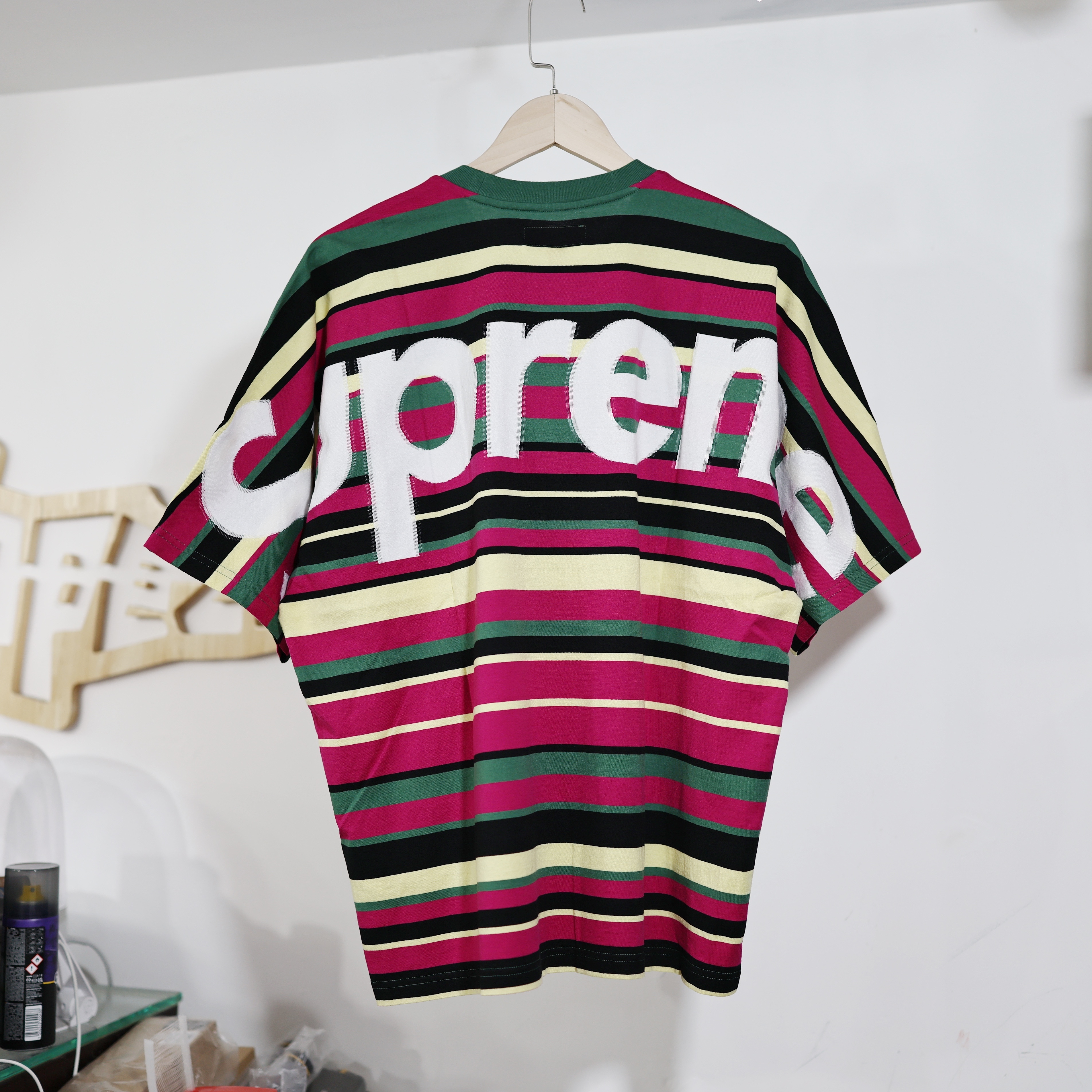 SUPREME SS25 INTARSIA S/S TOP STRIPE