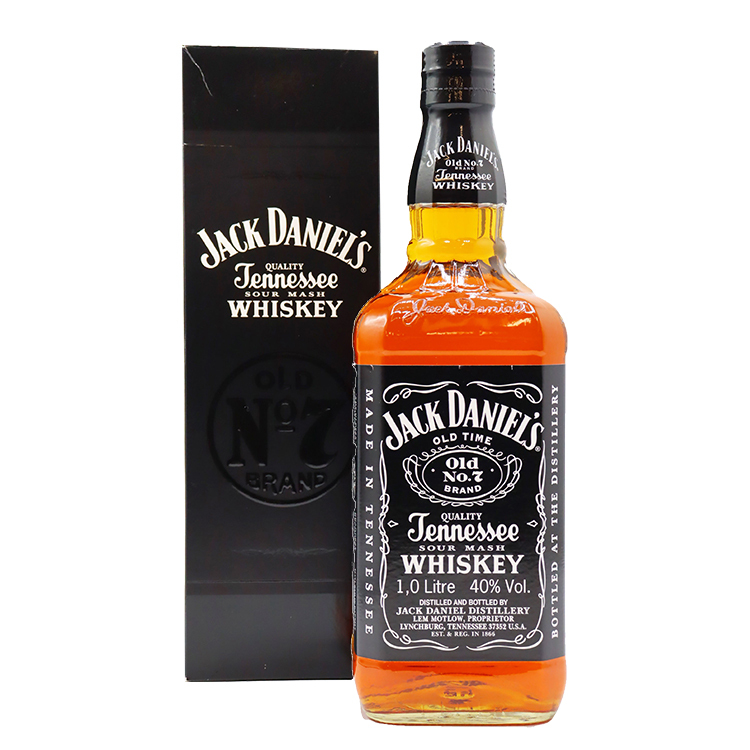 Jack Daniel's Old No.7 Tennessee Whiskey(黑色盒裝) 1000ml