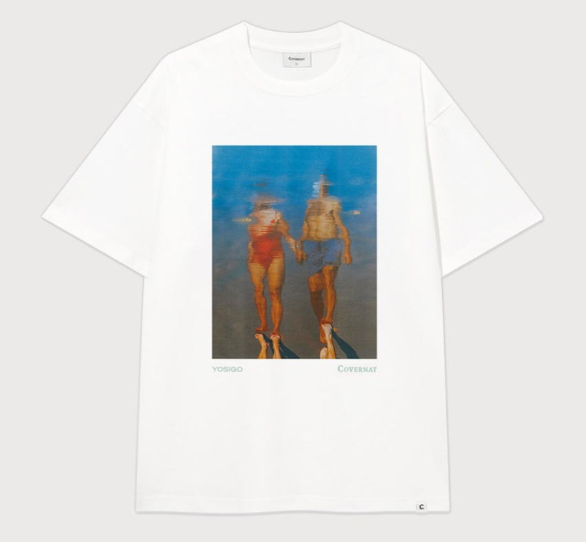 COVERNAT [YOSIGO] Summer Reflection T-shirt White JUN25