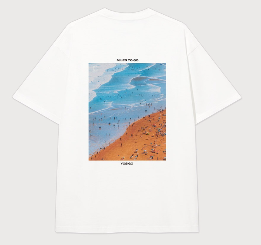COVERNAT Sand & Wave T-shirt White  JUN25