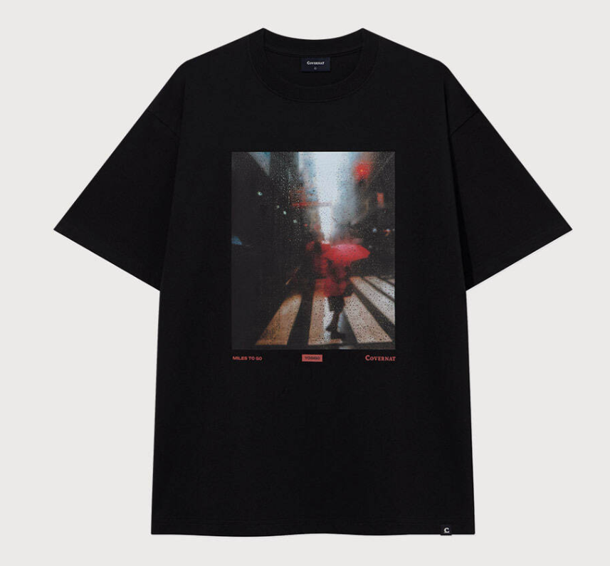 COVERNAT Urban Rainscape T-Shirt Black JUN25