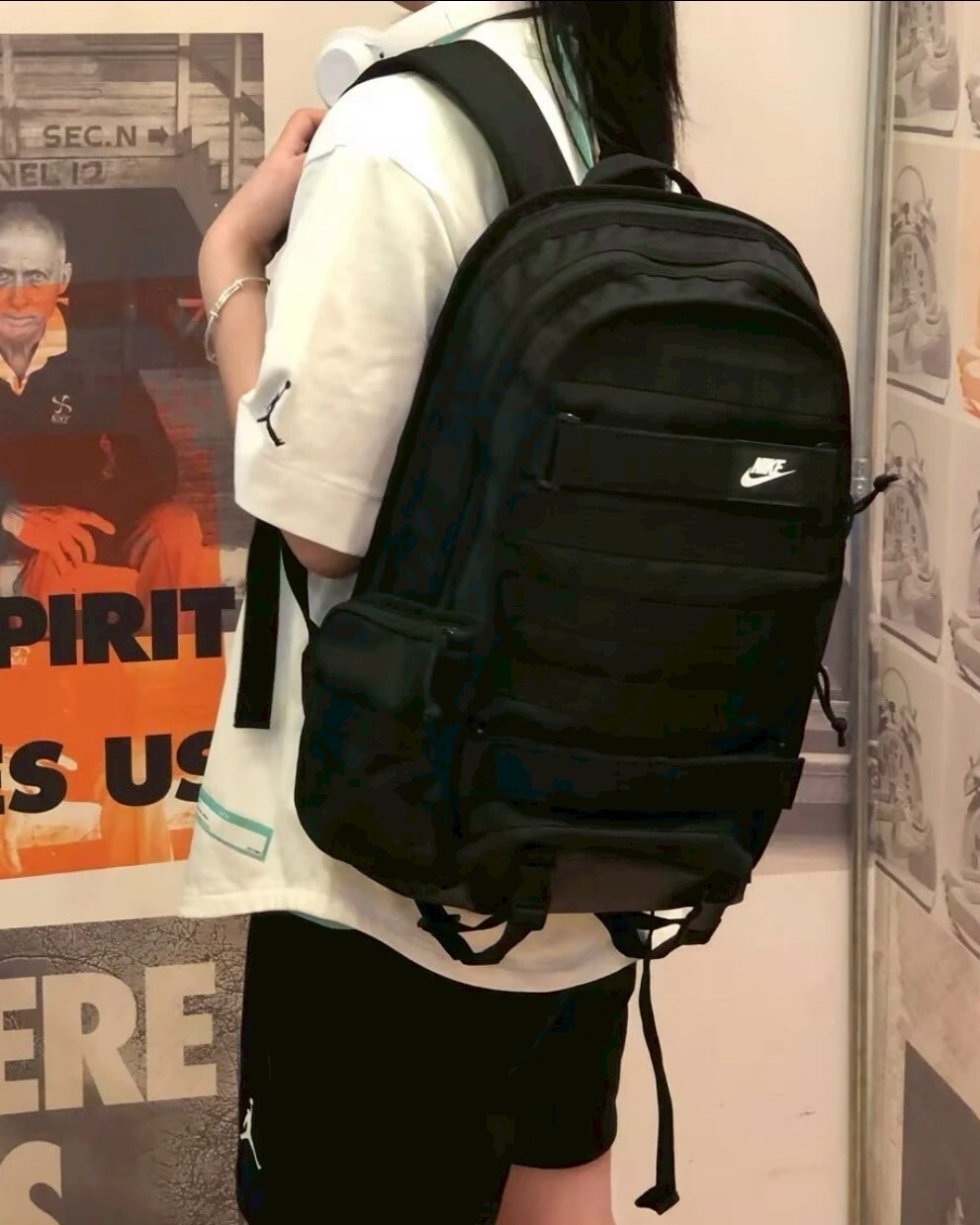 Nike NK NSW RPM Backpack 2.0 黑色/淺灰 大容量後背包 26L 多夾層 雙肩包