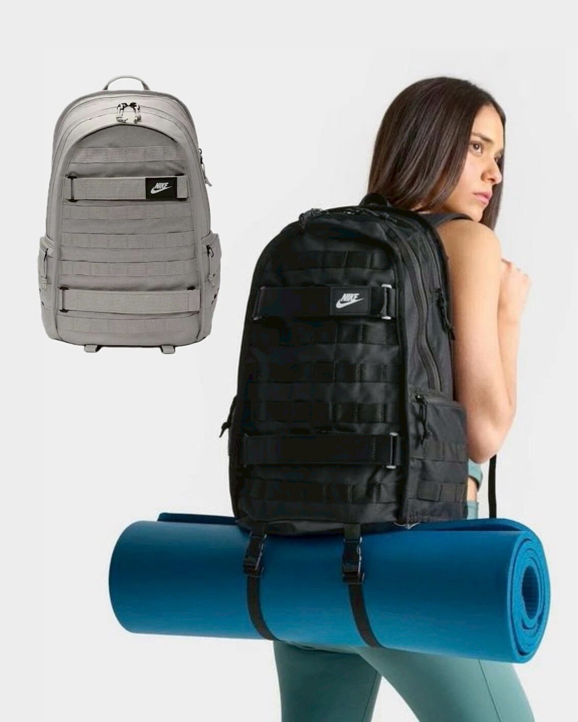 Nike NK NSW RPM Backpack 2.0 黑色/淺灰 大容量後背包 26L 多夾層 雙肩包