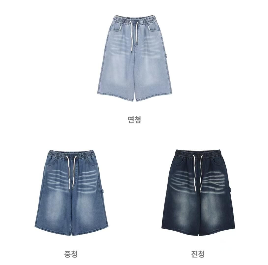 洗水牛仔短褲 P3119