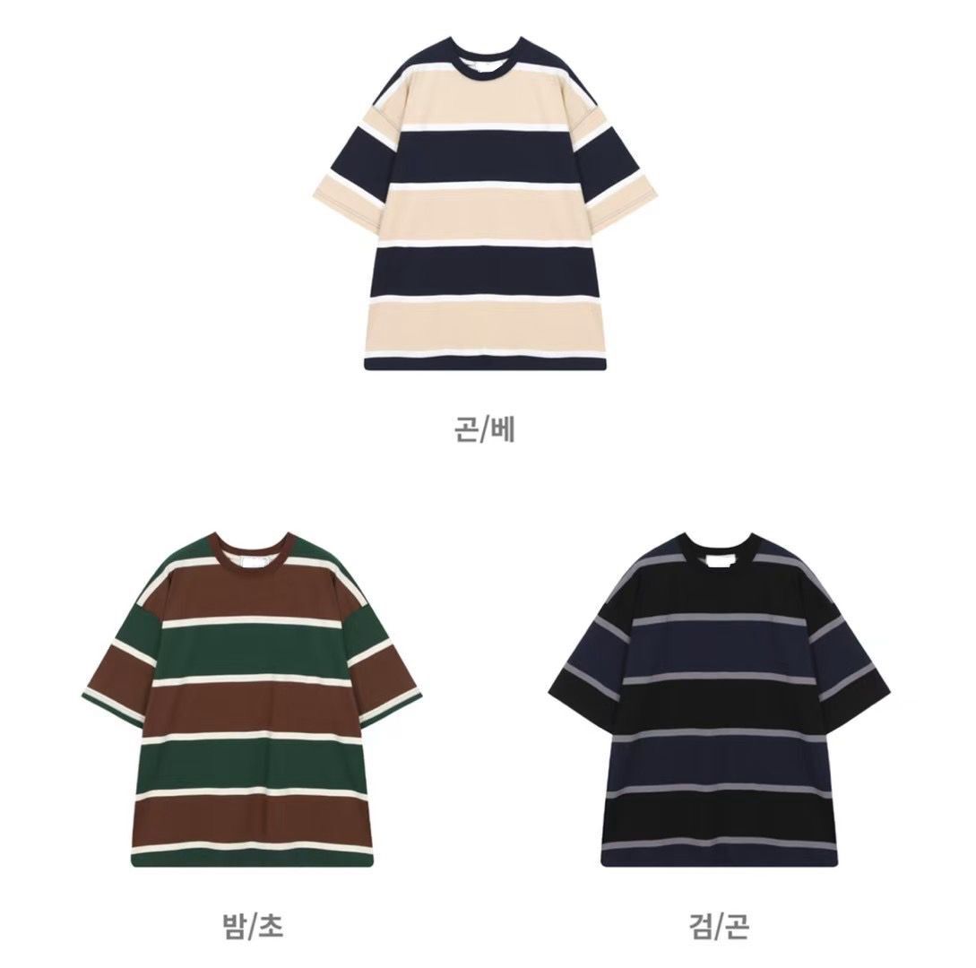 橫間短袖Tee T5736