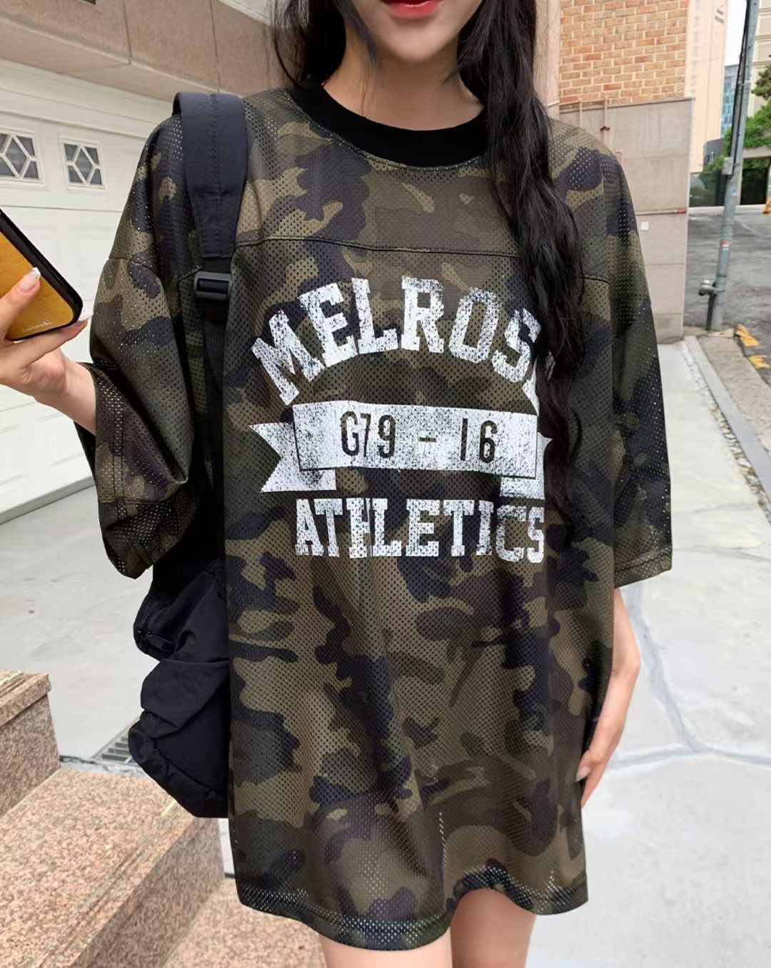 英文字圖案短袖Tee T5737