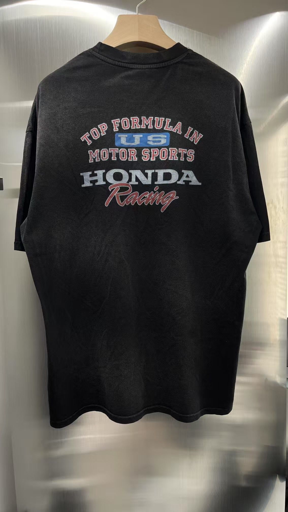 洗水英文字圖案短袖Tee T5734