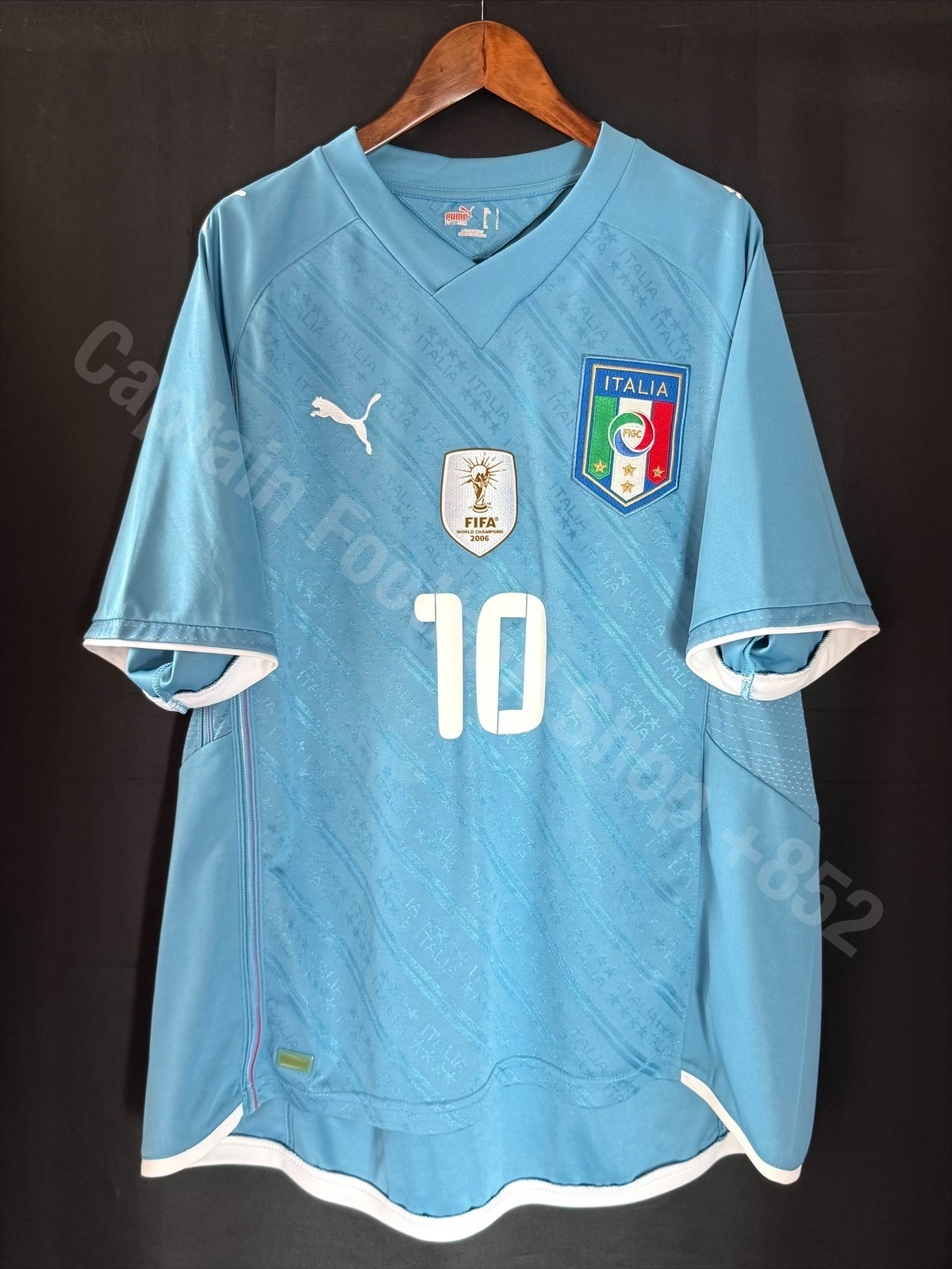 Italy 2009 Puma Home Shirt #10 DE ROSSI