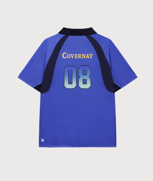COVERNAT Pokemon Spin Jersey Neck T-Shirt Blue JUN25