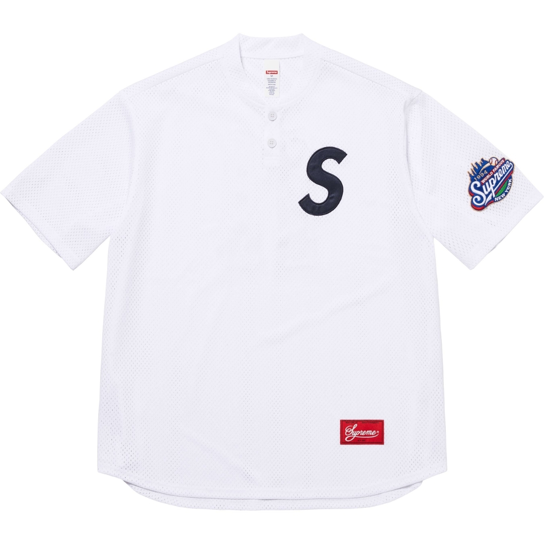 SUPREME 24FW S LOGO BASEBALL HENLEY TEE 短T (6色)