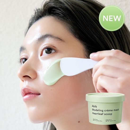 懶人在家必備！🧖🏻‍♀️（精華+粉一開一攪即用！不用加水！）Abib Modeling Creme Mask 精華軟膜杯杯【魚腥草 / 復活草2款選擇】送攪拌棒~~