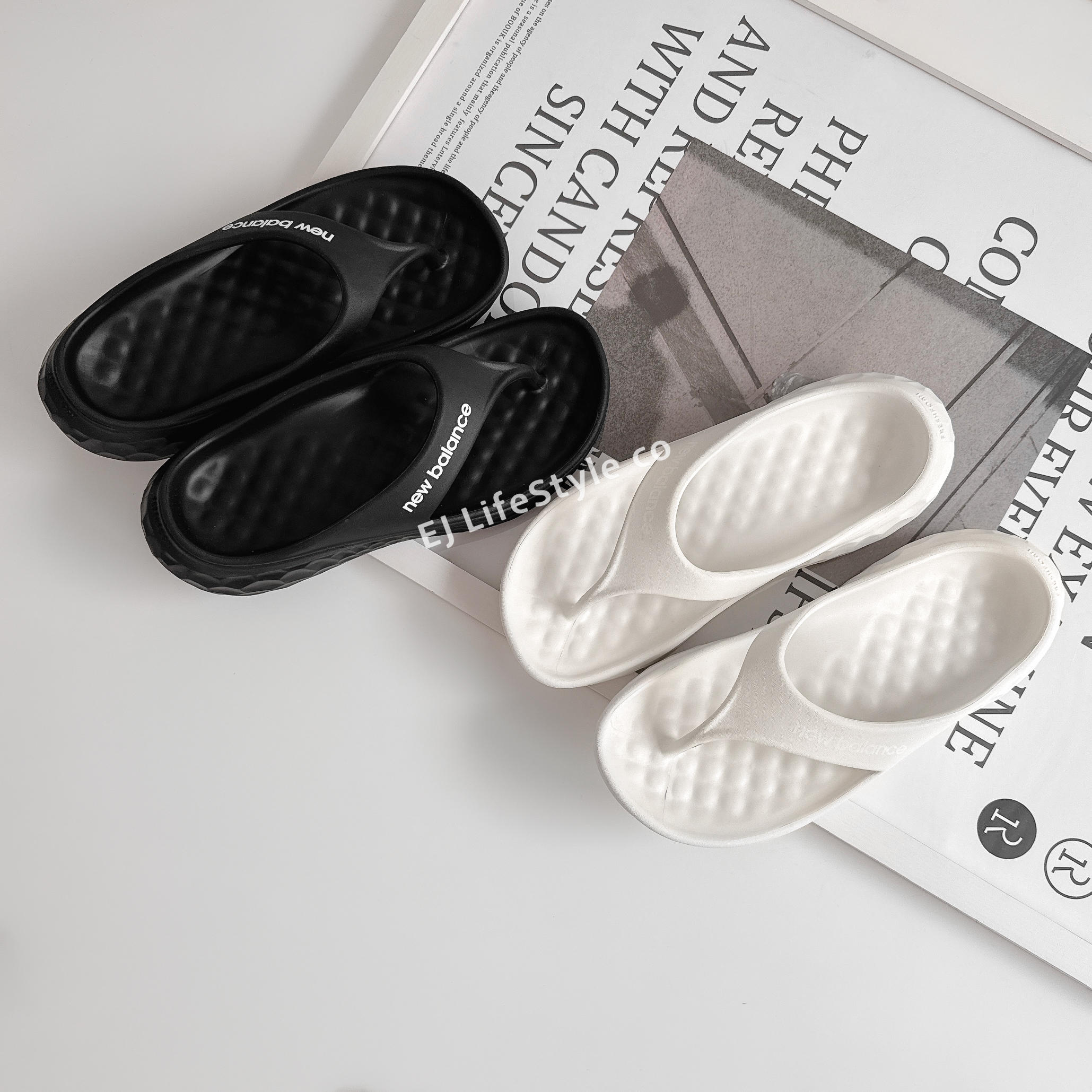 NEW BALANCE NB 防水 夾腳拖 防水拖鞋 海鹽灰 黑 / 調貨