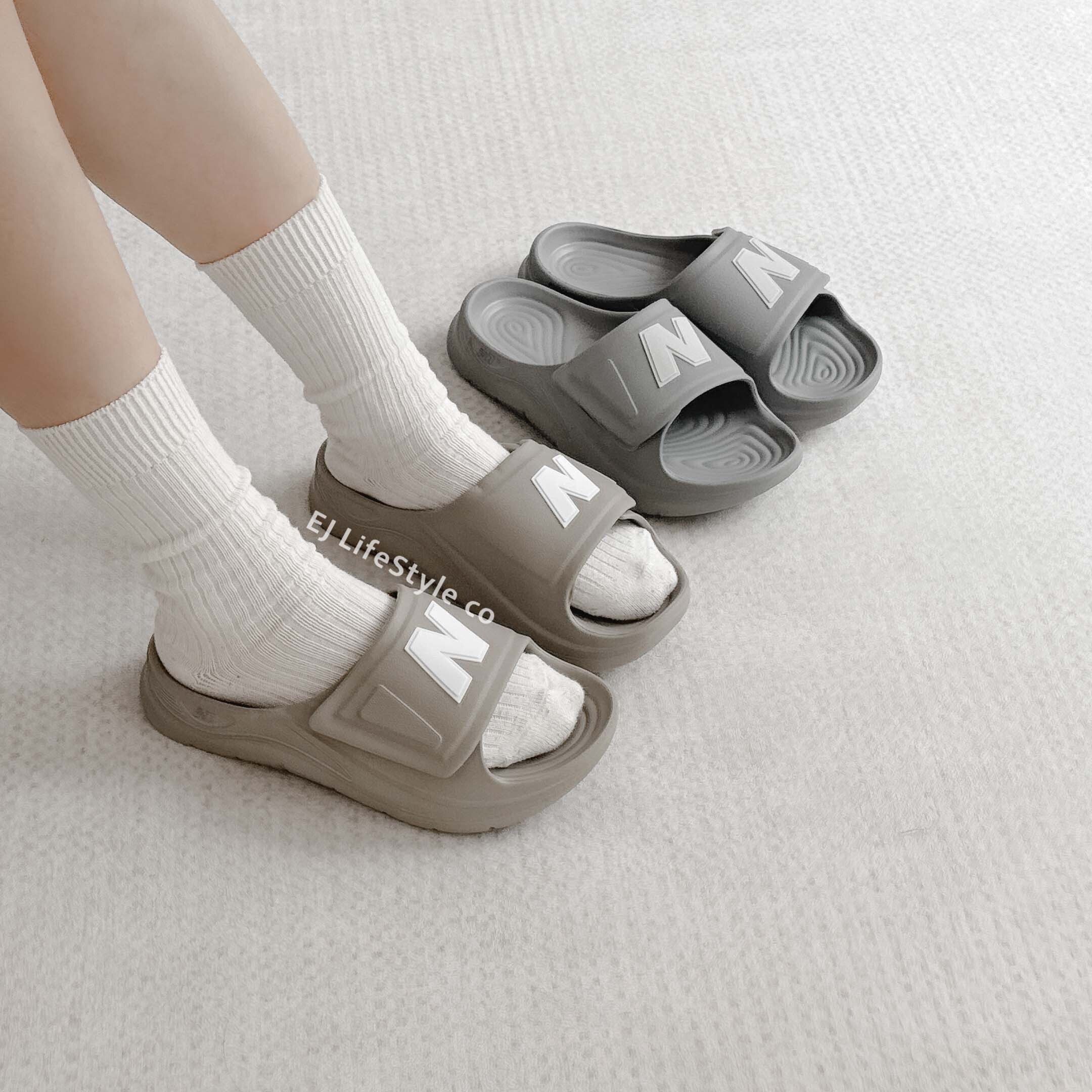 NEW BALANCE NB 202XA 防水 魔鬼氈 防水拖鞋 咖 灰 黑 白 男鞋 / 現貨