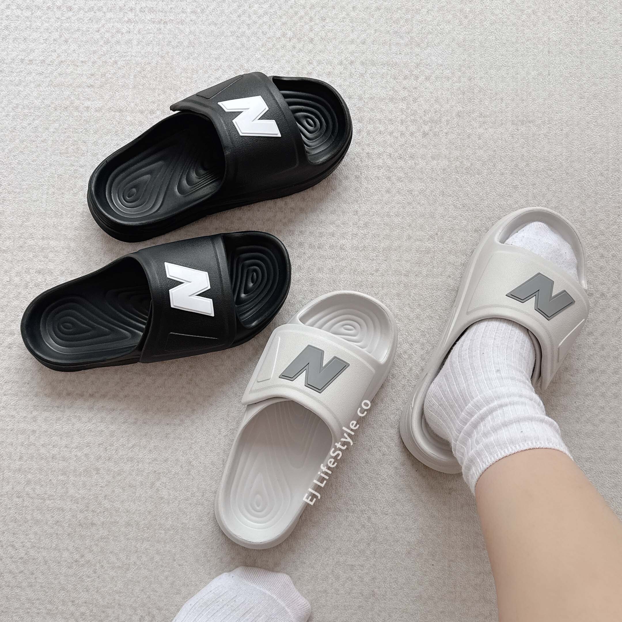 NEW BALANCE NB 202XA 防水 魔鬼氈 防水拖鞋 淺灰 黑白 蘋果綠 淡黃 女鞋 / 調貨