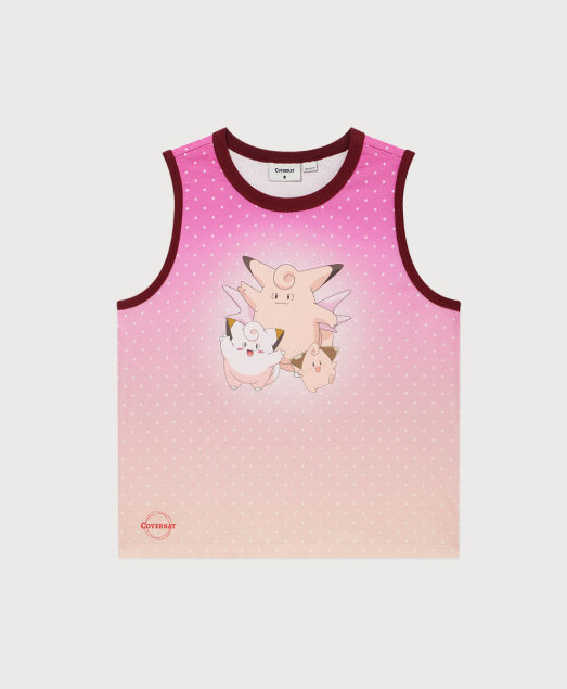 COVERNAT Pokemon Smash 無袖連身裙 淡粉色 JUN25