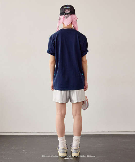 COVERNAT Pokemon Spin Nylon Pants Silver JUN25