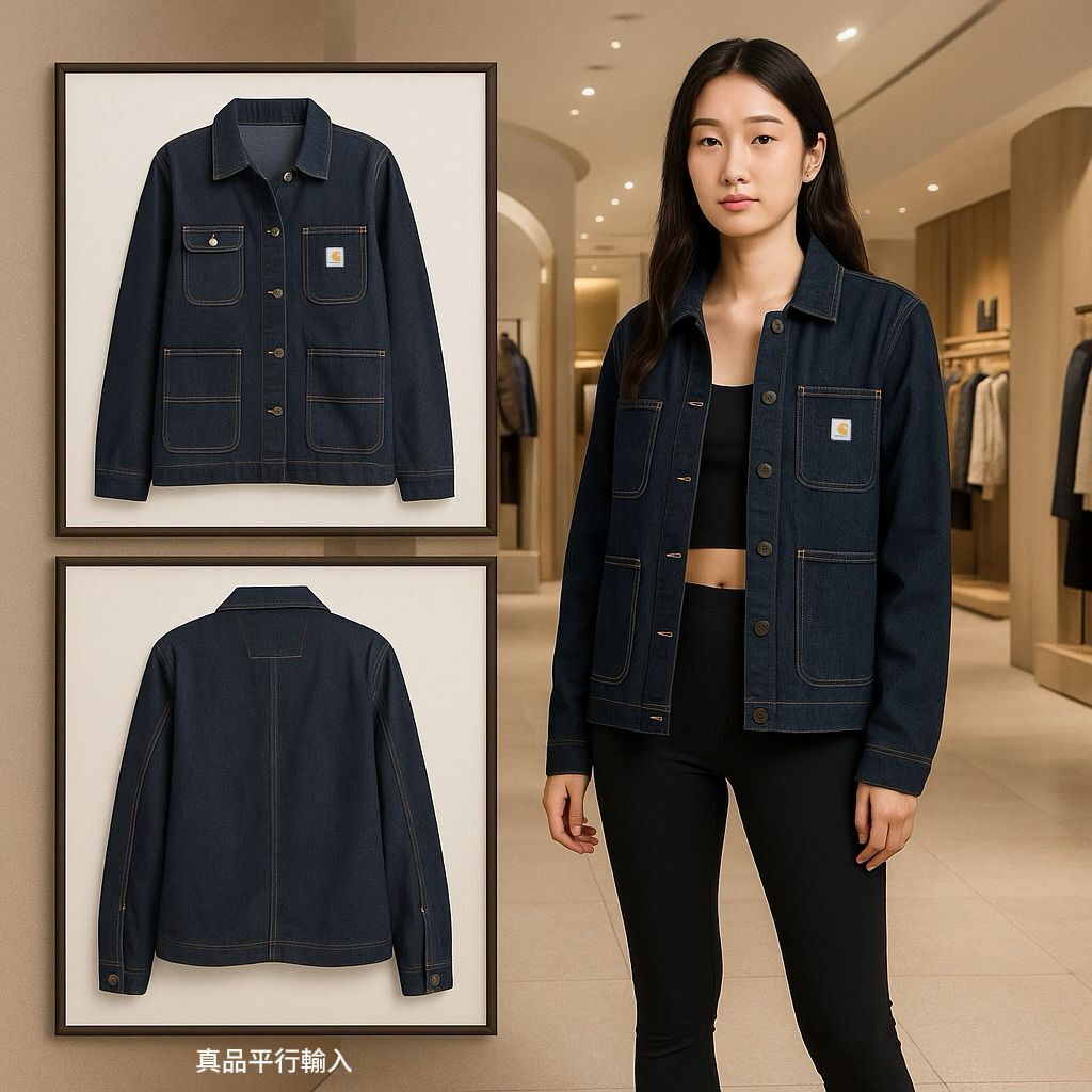 【預購】CARHARTT Relaxed Fit G062410 女裝牛仔外套