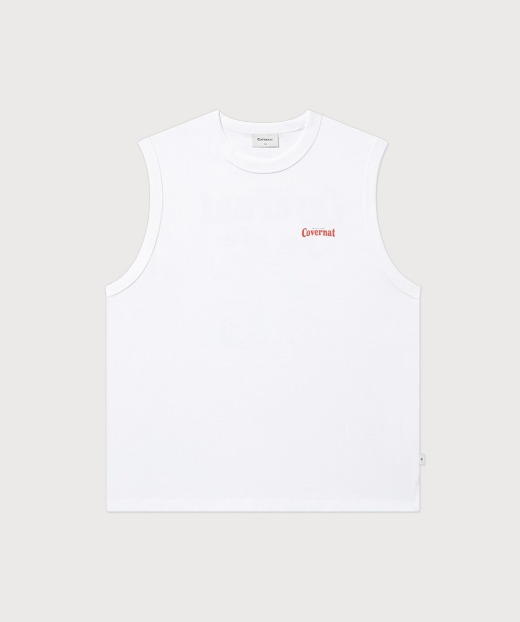 COVERNAT 衝浪運動圖案無袖上衣  JUN25