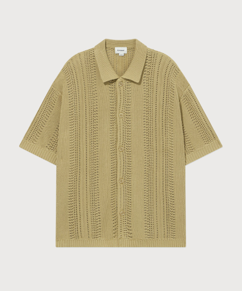 COVERNAT  鉤編半針織襯衫  JUN25