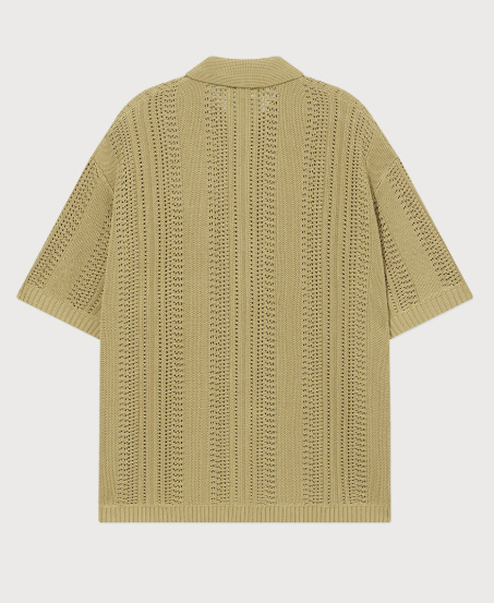 COVERNAT  鉤編半針織襯衫  JUN25